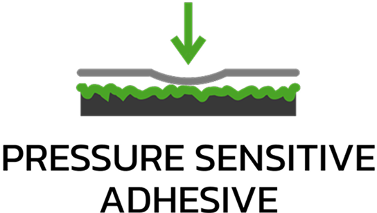 Pressure applied on layered surface